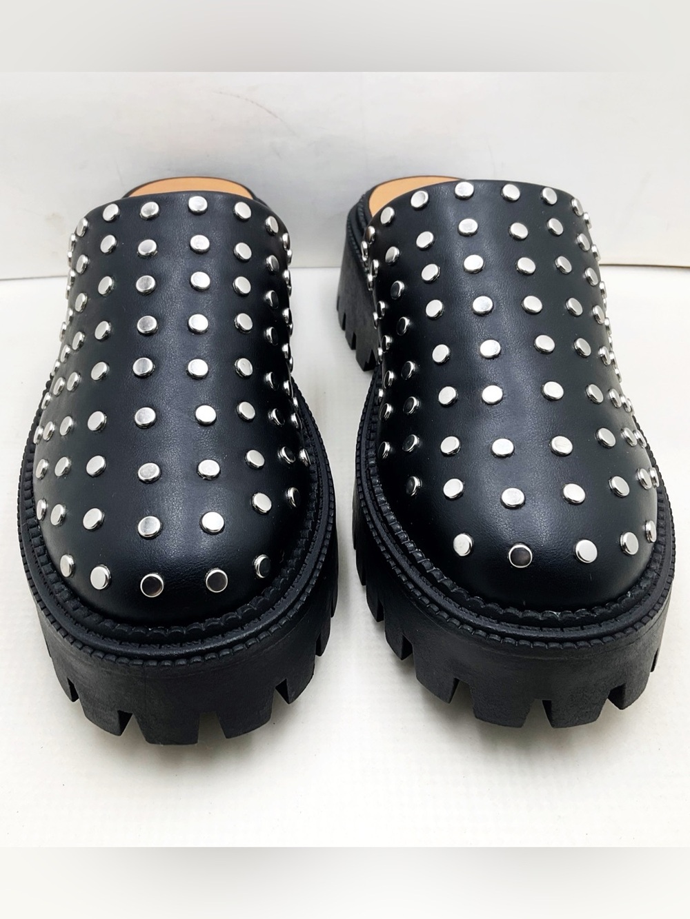 {DV By Dolce} Vita Lexy Black Studded Platform Clogs - Picture 4 of 14